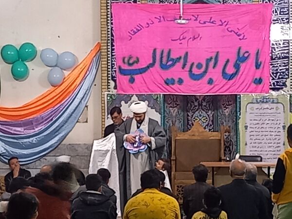 جشن ولادت حضرت علی(ع) در مسجد پنج تن سملقان