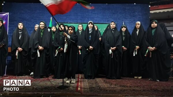 حماسه حضور دانش‌آموزی در بناب 