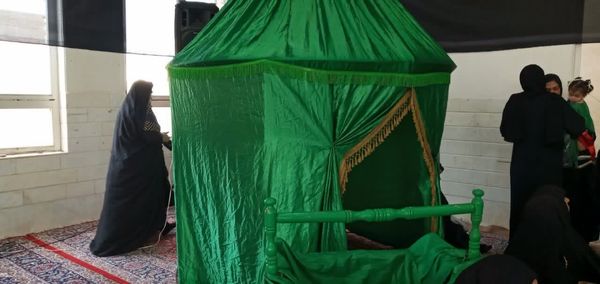 عزاداری هیات عاشقان حضرت علی اصغر(ع) روستای ورجان قم