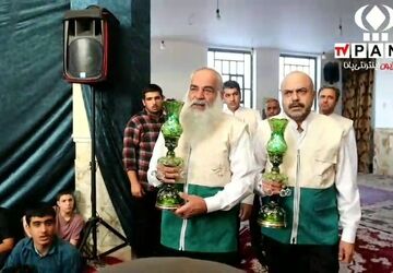 عطر حضور خادمیاران رضوی در اعتکاف دانش‌آموزی فهرج