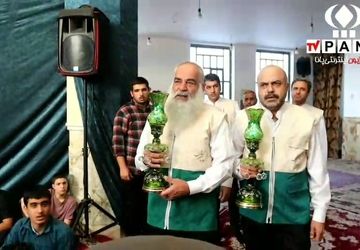 عطر حضور خادمیاران رضوی در اعتکاف دانش‌آموزی فهرج