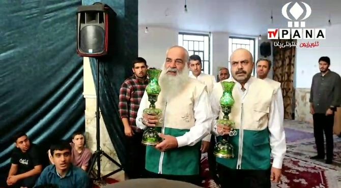 عطر حضور خادمیاران رضوی در اعتکاف دانش‌آموزی فهرج