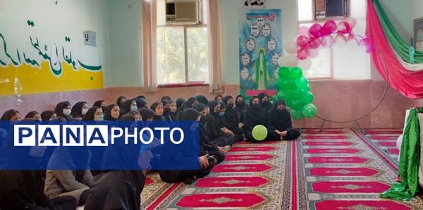 جشن باشکوه ولادت حضرت مهدی(عج) در دبیرستان آسیه رضوان