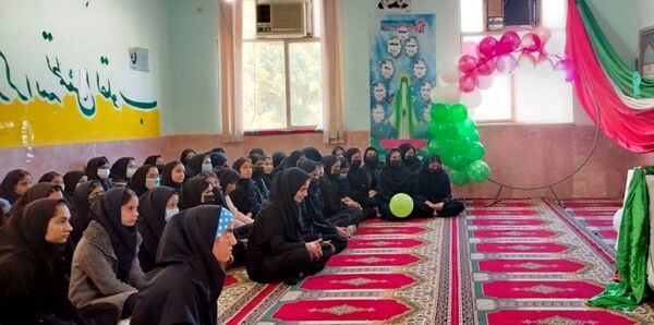 جشن باشکوه ولادت حضرت مهدی(عج) در دبیرستان آسیه رضوان