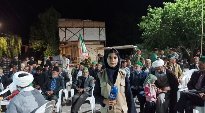 مباهله پیامبر اکرم در اجتماعات شبانه و خیابانی شهر بار 