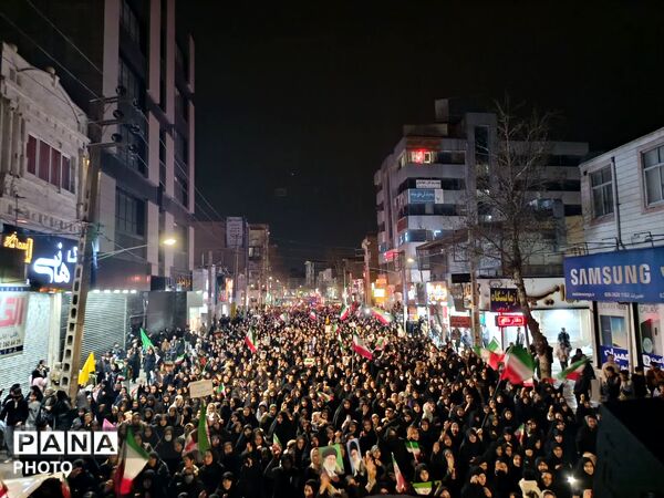 بیعت مردم ولایتمدار شهرستان فردیس با سیدمجتبی خامنه‌ای 