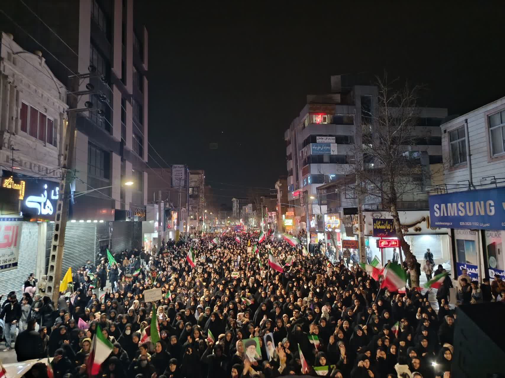 بیعت مردم ولایتمدار شهرستان فردیس با سیدمجتبی خامنه‌ای 