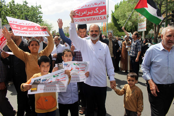 اعلام انزجار مردم قم از جنایات رژیم صهیونیستی در جمعه خشم