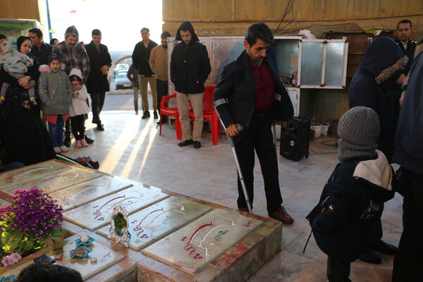 آیین تحویل سال نو در یادمان کوه خضر نبی قم