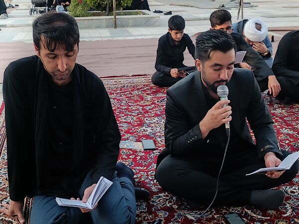 عزاداری روز دوم محرم در گلزار شهدای درق 