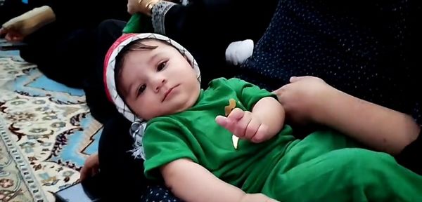 اجتماع شیرخوارگان حسینی در قلعه‌گنج 