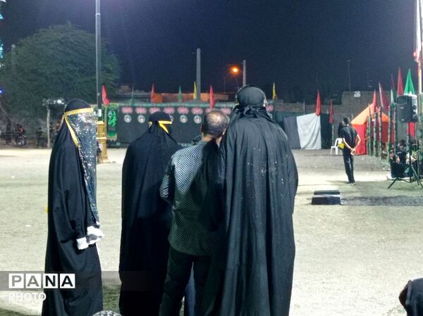 آیین سنتی تعزیه‌خوانی «عروسی شاهزاده قاسم» در محله زرکی میناب