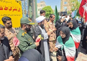 رزمایش دختران جان فدای پاکدشتی 