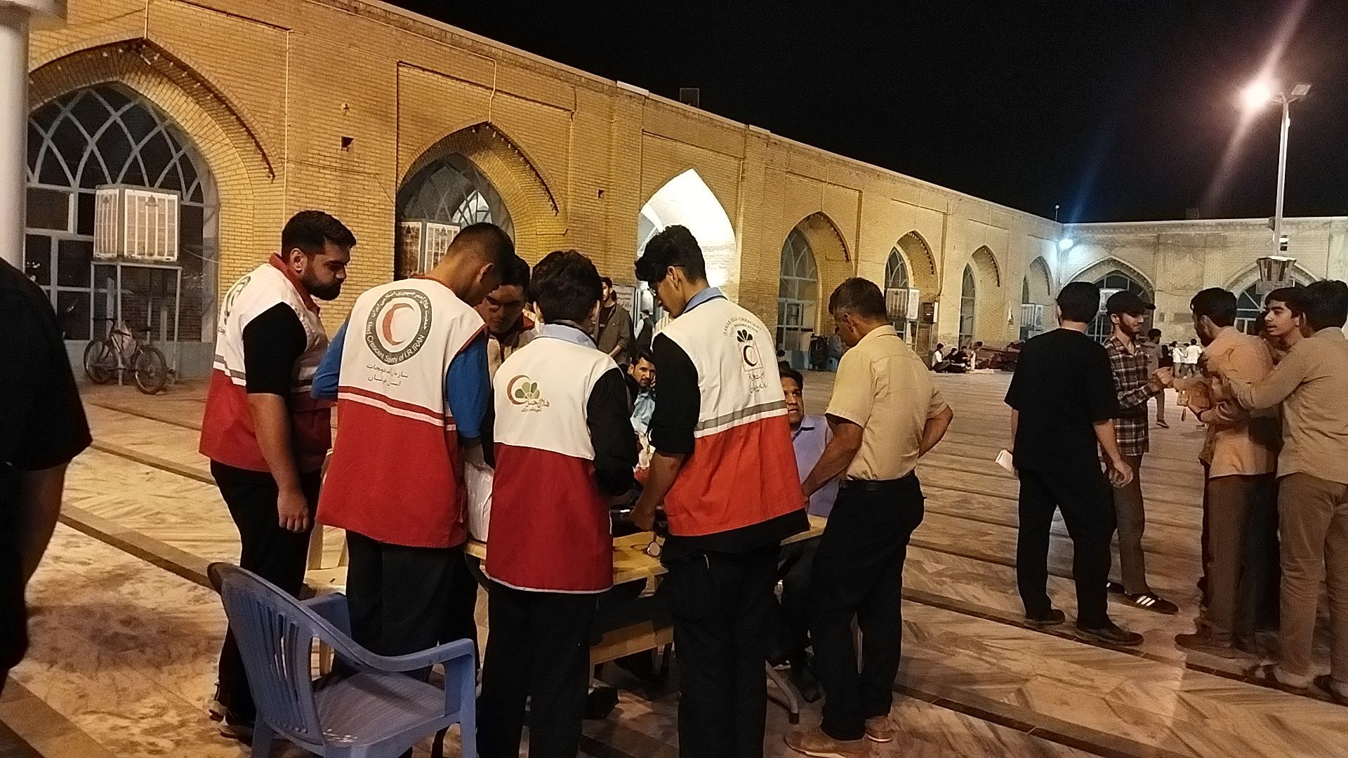 حضور جمعیت هلال احمر دراجتماعات مردمی 