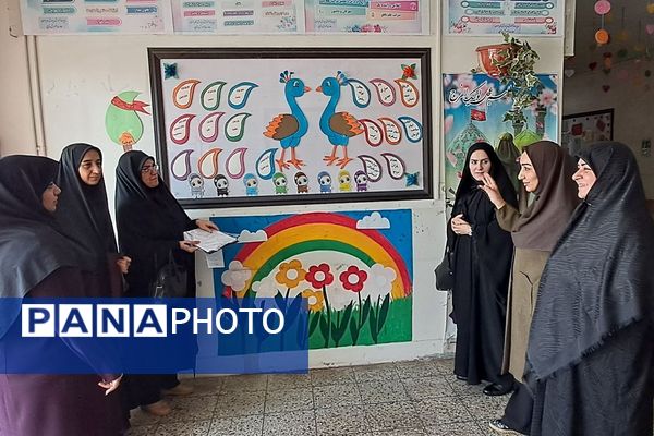 بازدید سرگروه کیفیت بخشی فعالیت‌های پرورشی استان از مدارس ناحیه دو شهرری 