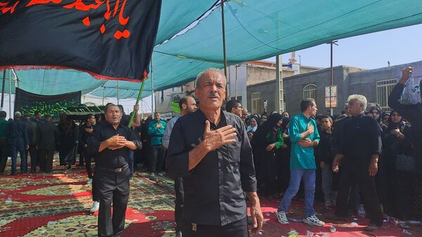 مراسم عزاداری و زنجیر زنی شهادت امام حسن مجتبی(ع) و رحلت پیامبر اکرم (ص) در  روستای کفکی خراسان رضوی