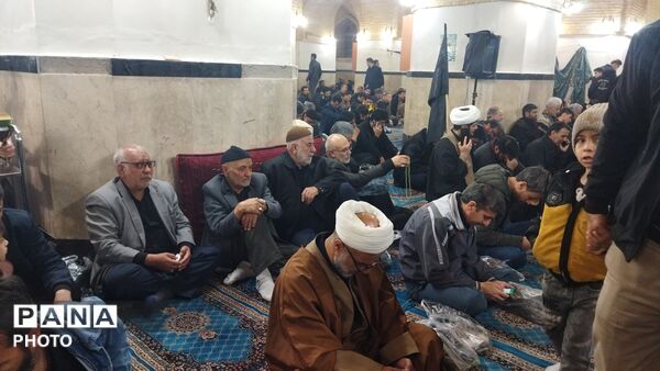 مراسم عزاداری برای شهادت امام خامنه ای در نیشابور 