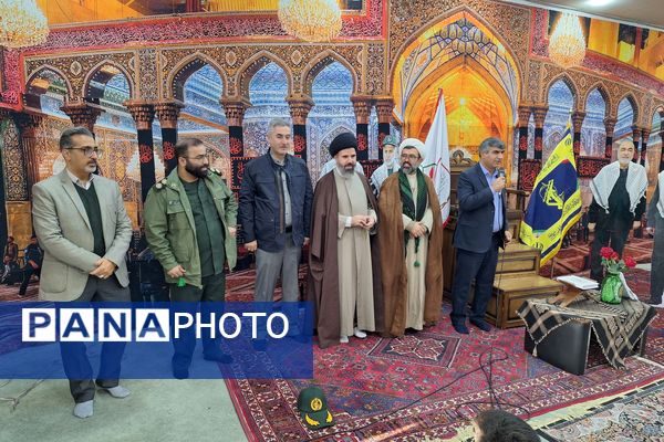 بدرقه کاروان راهیان نور دانش‌آموزی شهرستان پردیس