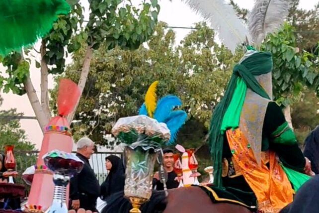  کاروان حجله حضرت قاسم در کهریزسنگ