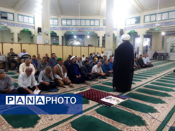 حضور نماینده مردم ترشیز در مجلس شورای اسلامی در مسجد جامع بردسکن