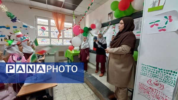 جشن دهه انقلاب و زنگ حماسه آفرینی انقلاب در دبستان شطیطه ۲