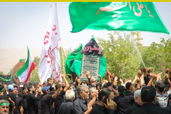 برگزاری مراسم ملی وداع نخل‌های روستاهای علوی و خاوه اردهال