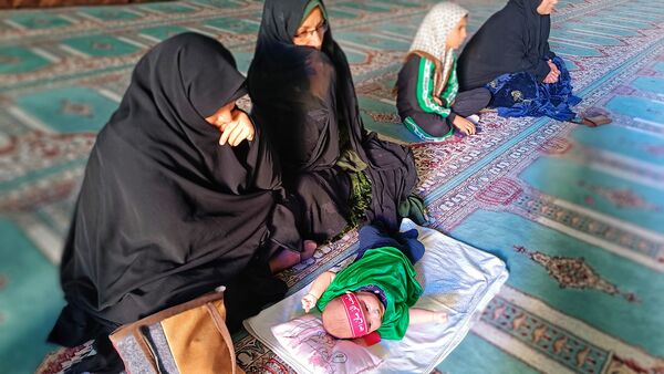  مراسم شیرخوارگان حسینی در شهرستان مارگون