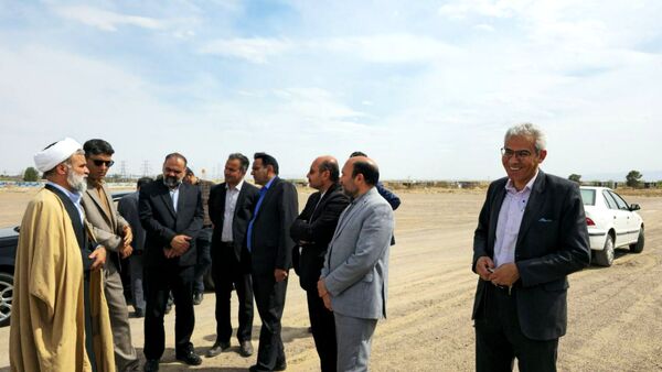 بازدید فرماندار گناباد از سایت مسکن نهضت ملی 
