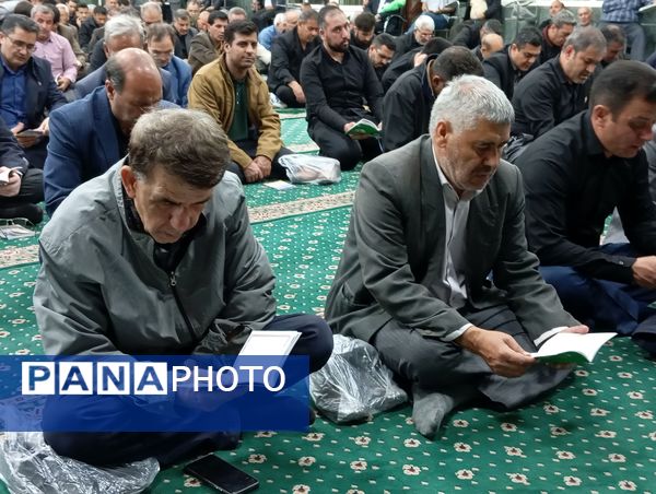 برگزای مراسم شب قدر و نوزدهم ماه رمضان در امامزاده سید حمزه کاشمر