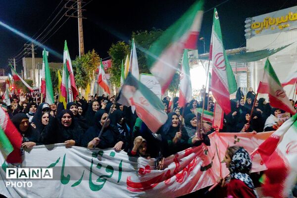 خروش دوباره لردگانی‌ها در حمایت از آرمان‌های انقلاب