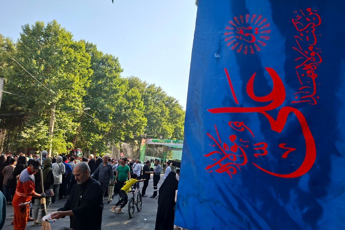 حضور پرشور مردم شهریار در راهپیمایی کیلومتری غدیر 