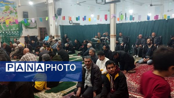 مراسم عید مبعث در مسجد النبی خلیل آباد