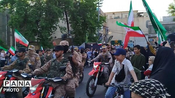 نمایش اقتدار و حمایت جان فدائیان امام رضایی ورامین