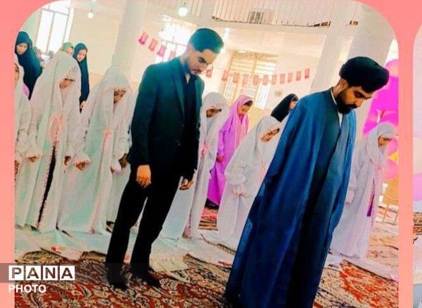 جشن تکلیف دختران در مدرسه شهیدحسین خدادادی