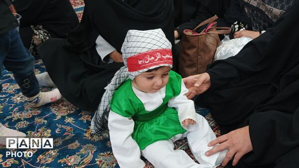 طنین لالایی مادران در همایش سراسری شیرخوارگان حسینی شهر بار