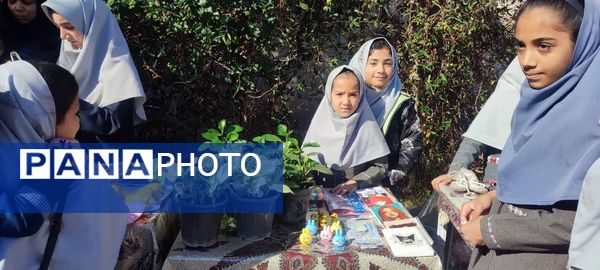  بازارچه مدرسه شهید نجفی فدافن کاشمر