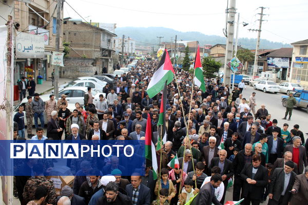 راهپیمایی روز قدس بندپی شرقی