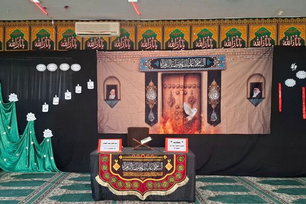  مراسم شهادت حضرت فاطمه زهرا(س) در مدارس بهارستان‌دو
