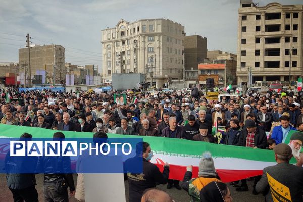 حماسه حضور مردم غیور باقرشهر و کهریزک در راهپیمایی ۲۲بهمن