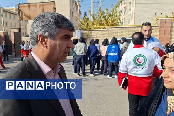 مانور سراسری زلزله و ایمنی در پردیس