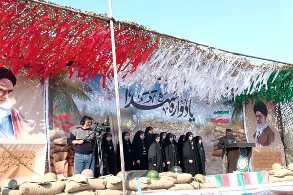 تشییع پیکر پاک شهید گمنام پدافندهوایی در بهبهان
