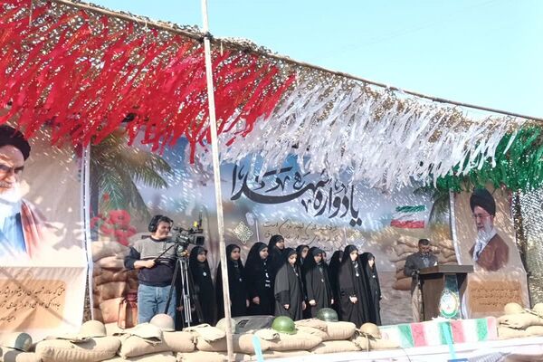 تشییع پیکر پاک شهید گمنام پدافندهوایی در بهبهان