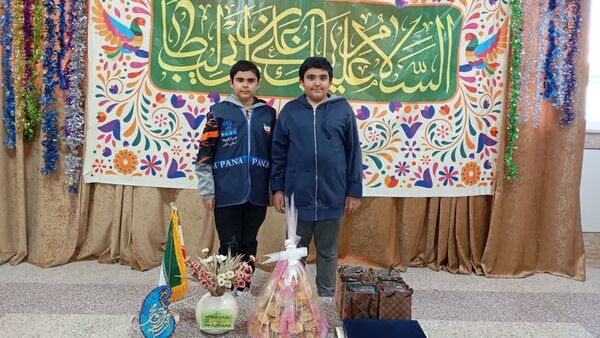 قدردانی از خیر مدرسه ساز در روز میلاد حضرت علی(ع)