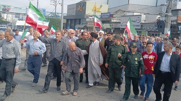فریاد امت و راهپیمایی بشارت نصر در شهرستان محمودآباد