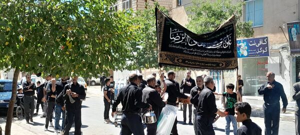 عزاداری روز تاسوعای حسینی در شهرستان بام و صفی آباد