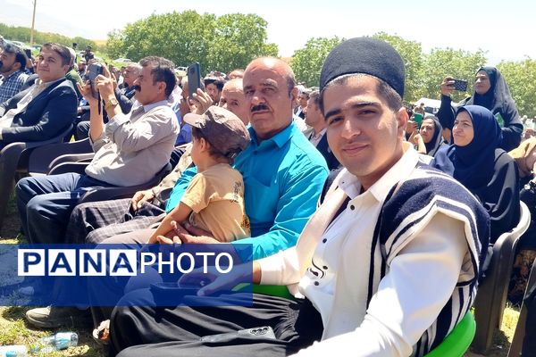 آیین کلنگ زنی پروژه آب چشمه سفید در خانمیرزا