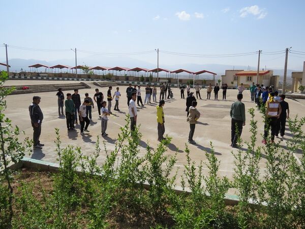 برگزاری اردوی تمشک پسران در اردوگاه شهید چمران بجنورد 