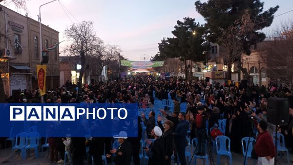 جشن خیابانی میلاد بقیة الله الاعظم (عج) در شهرستان نیشابور