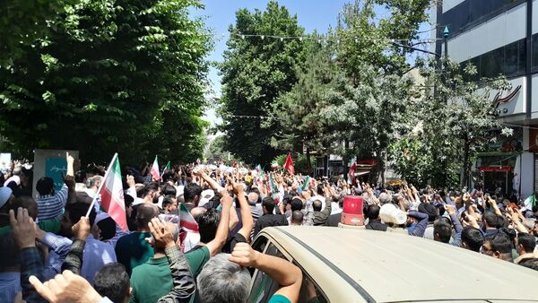 مردم استان البرز طی راهپیمایی جنایات رژیم صهیونیست‌ها را محکوم کردند