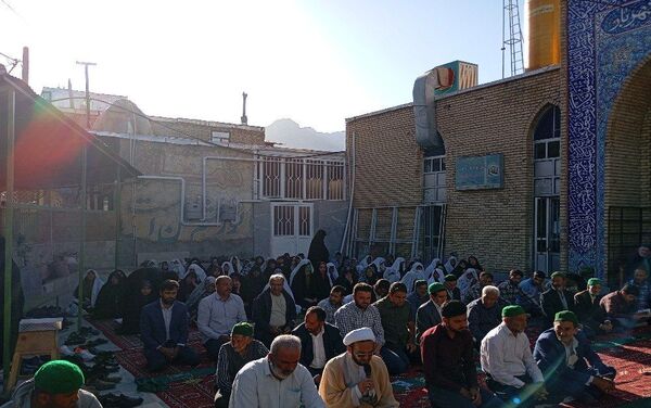 نماز عید سعید قربان در مسجد جامع شهر بار نیشابور